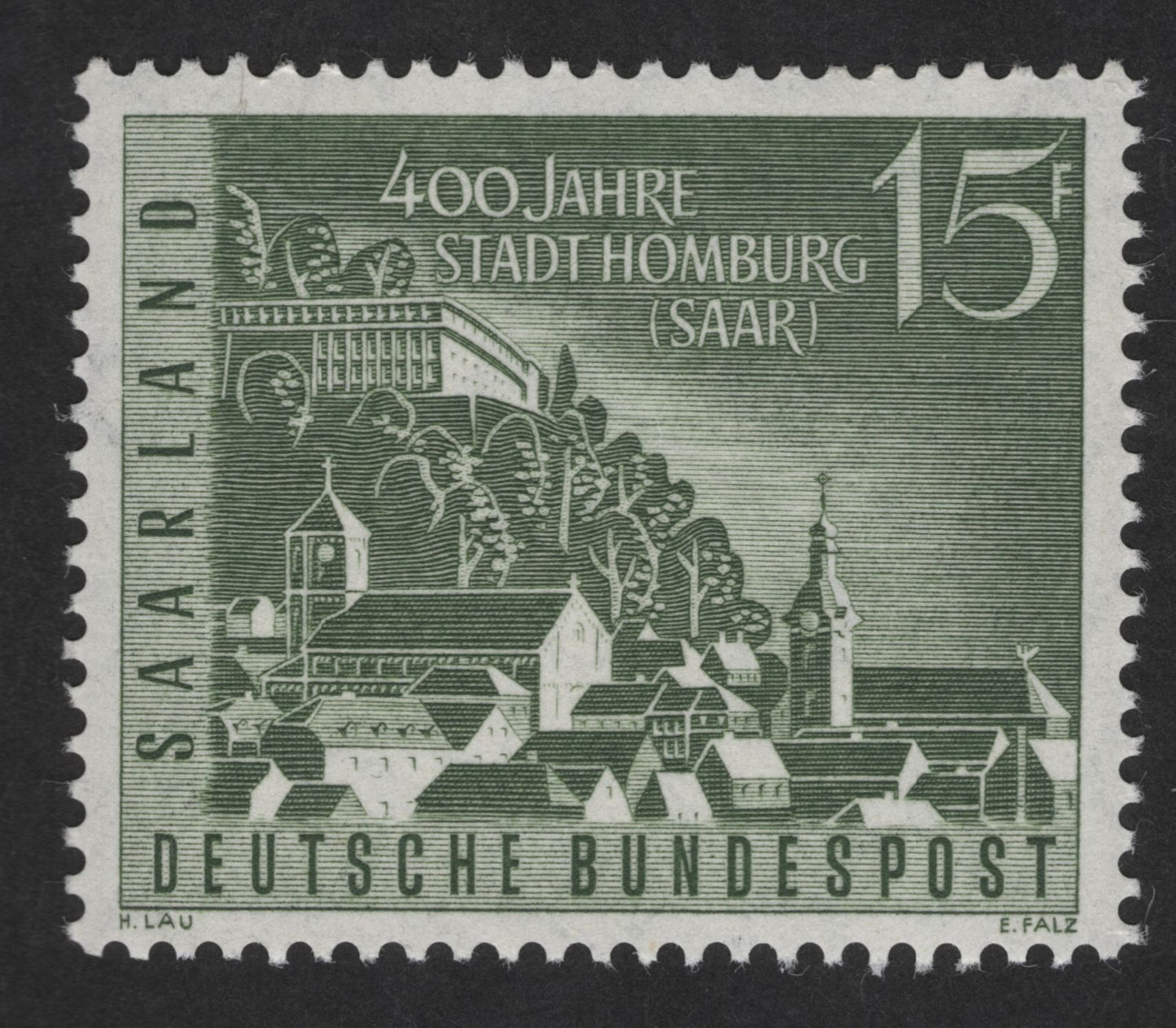 SCG12914 - Germany (Saarland) – 400th Anniversary of the City of Homburg, 15 Pfennig Commemorative