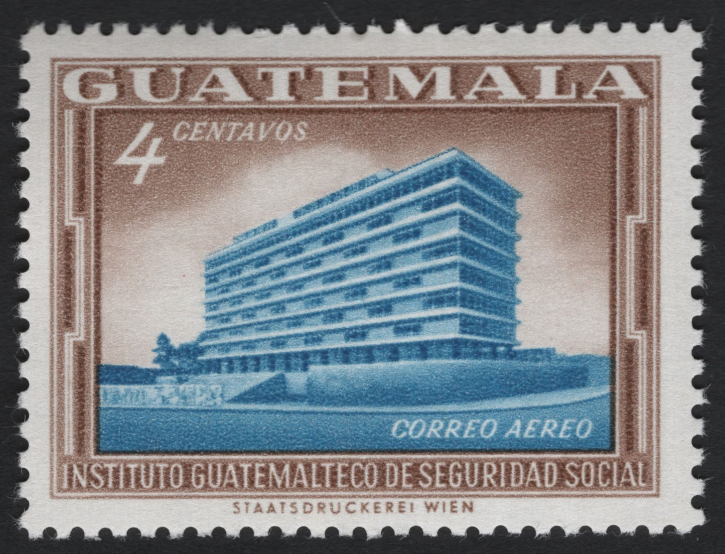 SCG10848 - Guatemala – 4c Airmail Instituto Guatemalteco de Seguridad Social (IGSS)