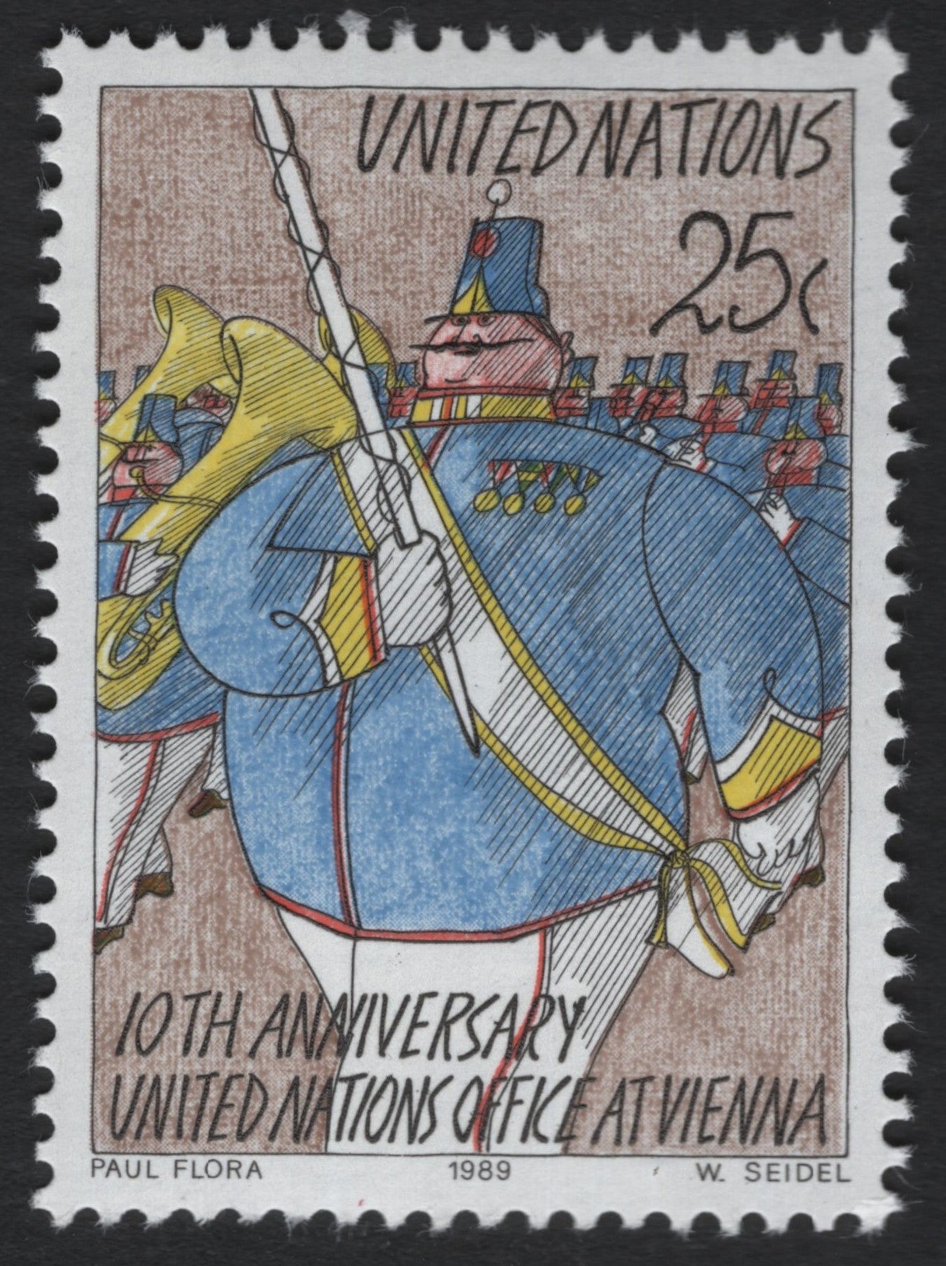 SCG6480 - United Nations 1989 – 10th Anniversary of the Vienna Office