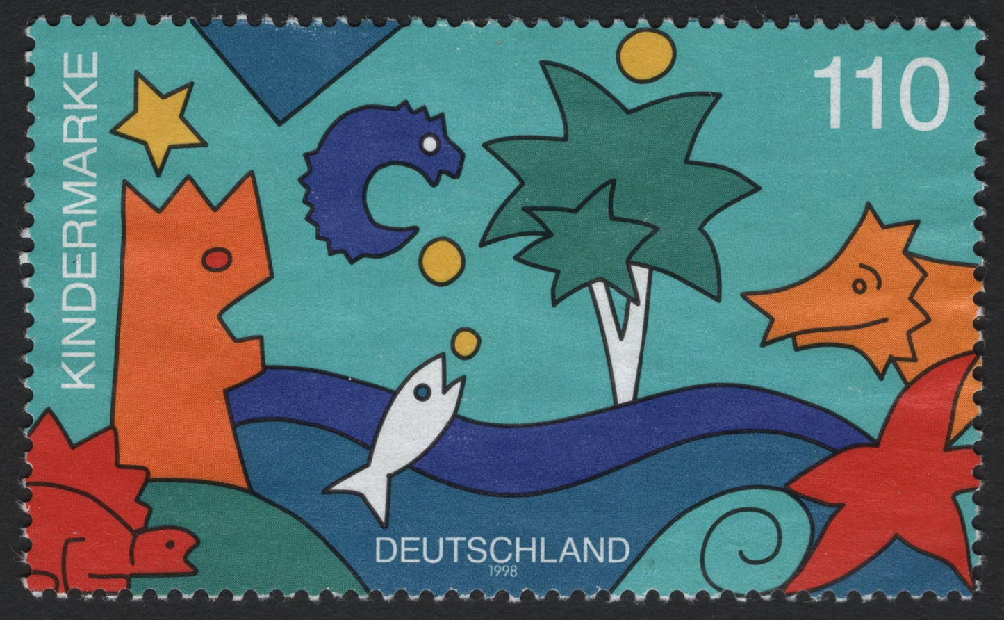 SCG7024 - Germany 1998 – Kindermarke (Children’s Stamp)