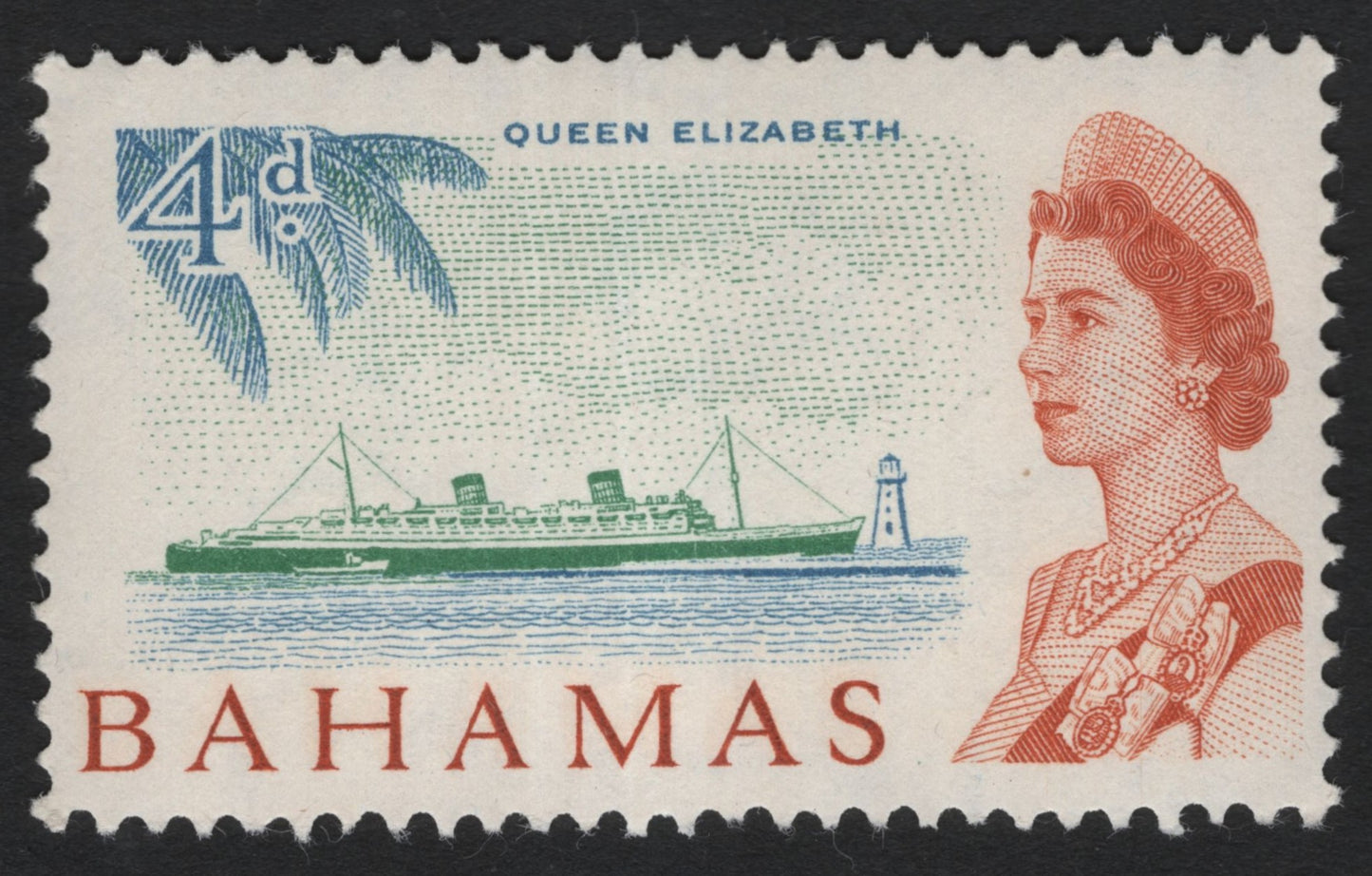 SCG7025 - Bahamas 4d “Queen Elizabeth” Issue
