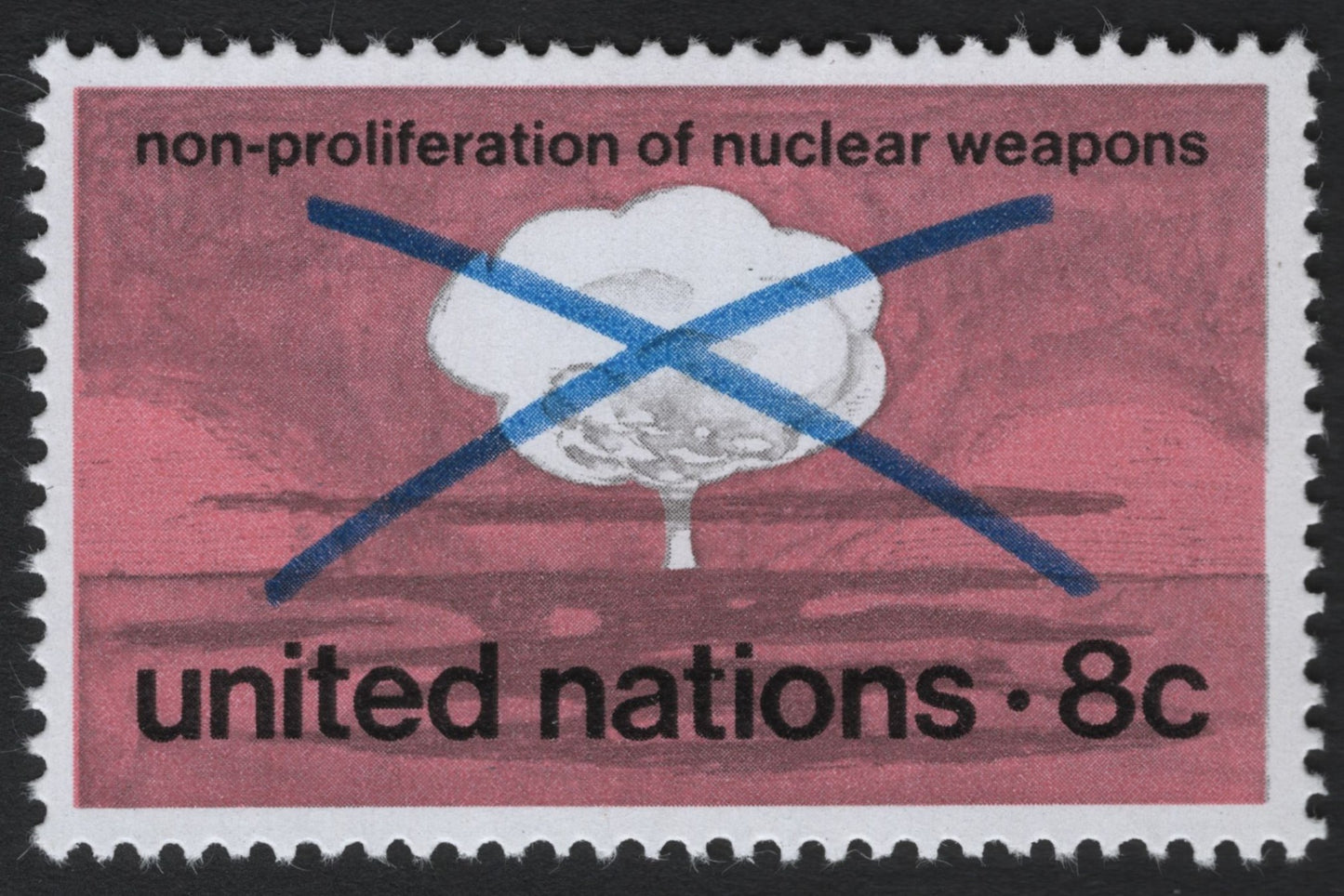 SCG6483 - United Nations 1972 – Non-Proliferation of Nuclear Weapons (8¢)