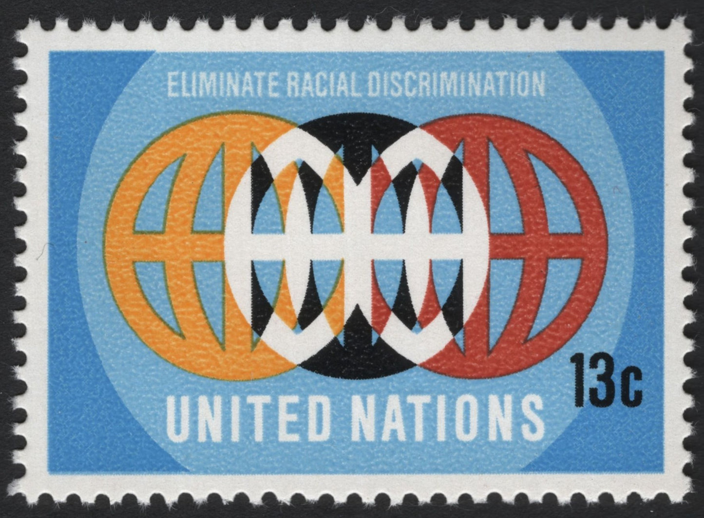 SCG6484 - United Nations 1972 – Eliminate Racial Discrimination (13¢)
