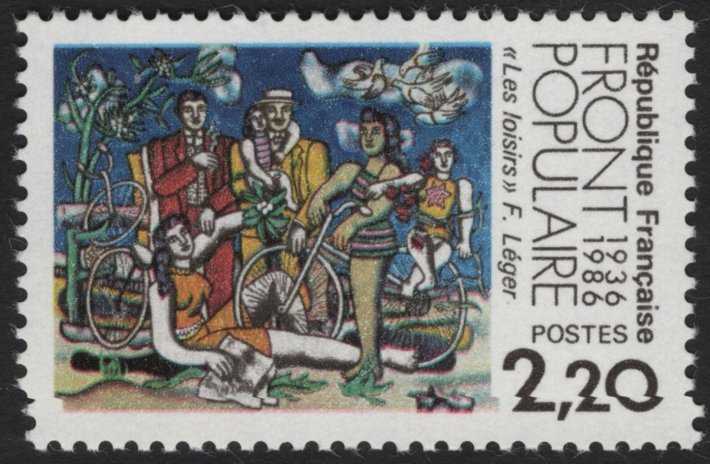 SCG7029 - France 1986 “Front Populaire” (Les Loisirs by Fernand Léger)