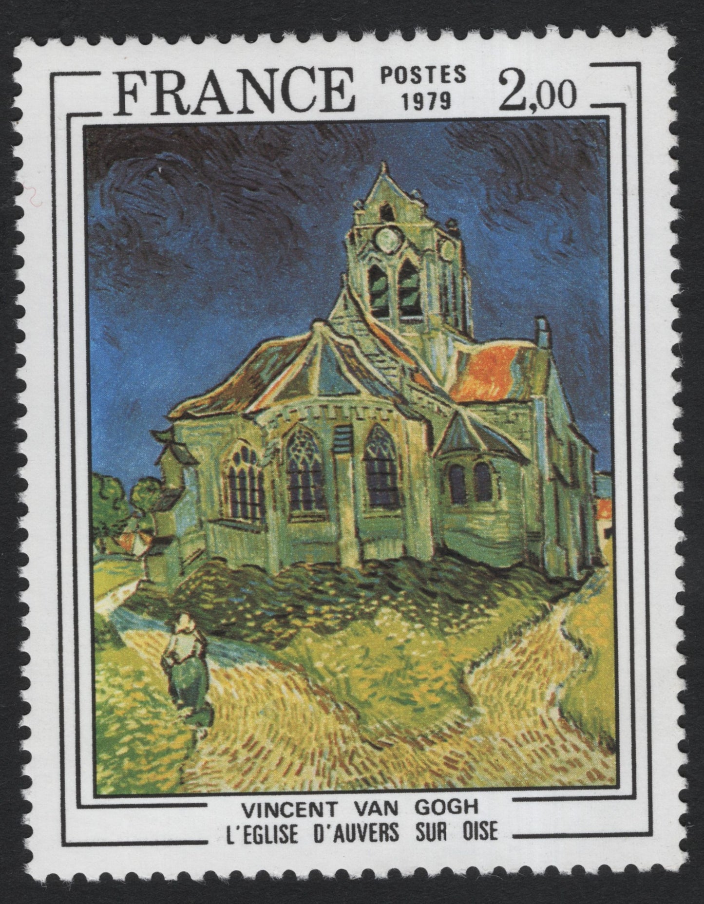SCG7142 - France 1979 – “L’Église d’Auvers-sur-Oise” by Vincent van Gogh