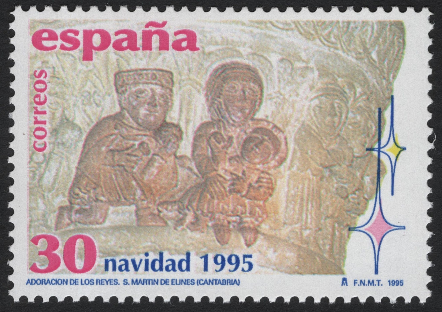 SCG7188 - Spain – Christmas (Navidad) 1995, “Adoración de los Reyes”