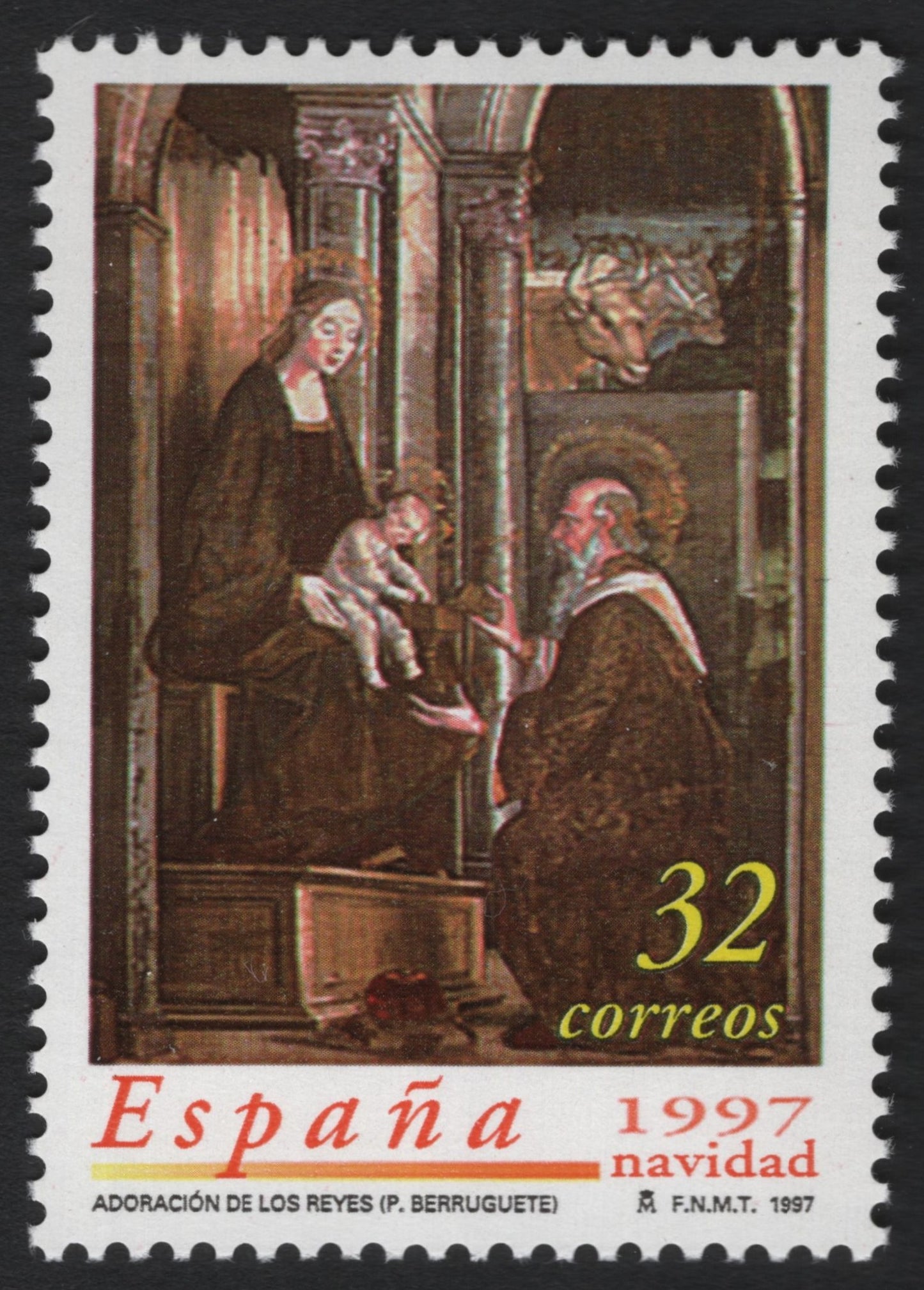 SCG7190 - Spain 1997 – Christmas “Adoración de los Reyes” Stamp