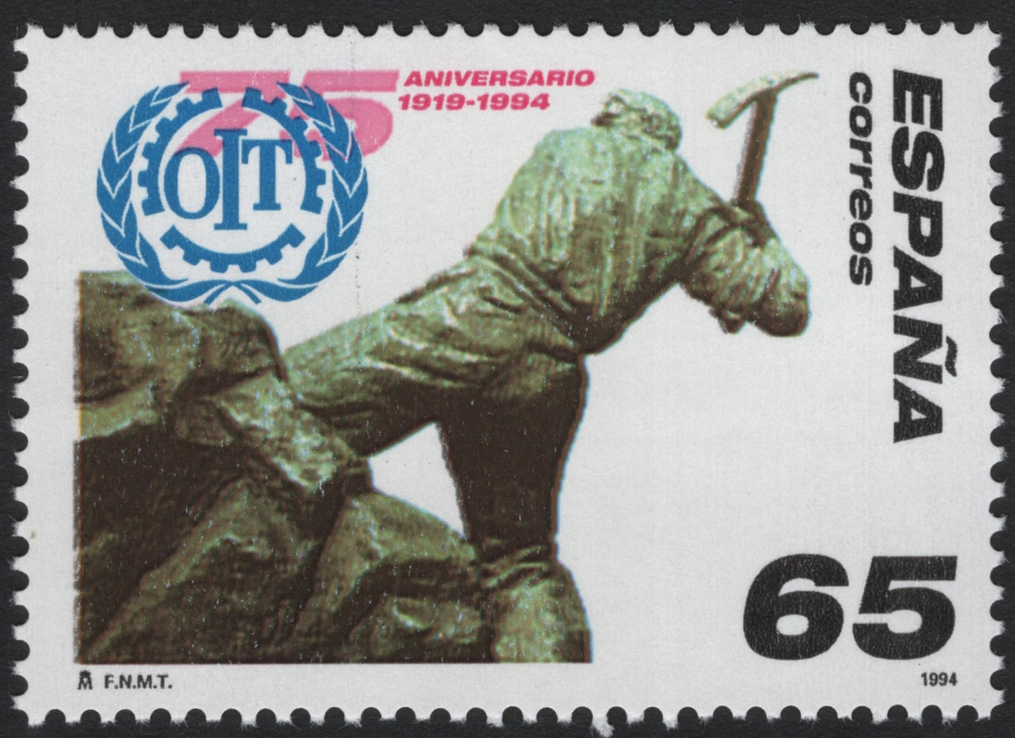SCG7163 - Spain, 1994 — 75th Anniversary of the International Labour Organization (ILO)