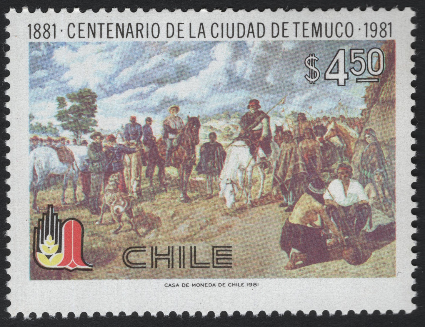 SCG7154 - Chile 1981: Centenary of the City of Temuco
