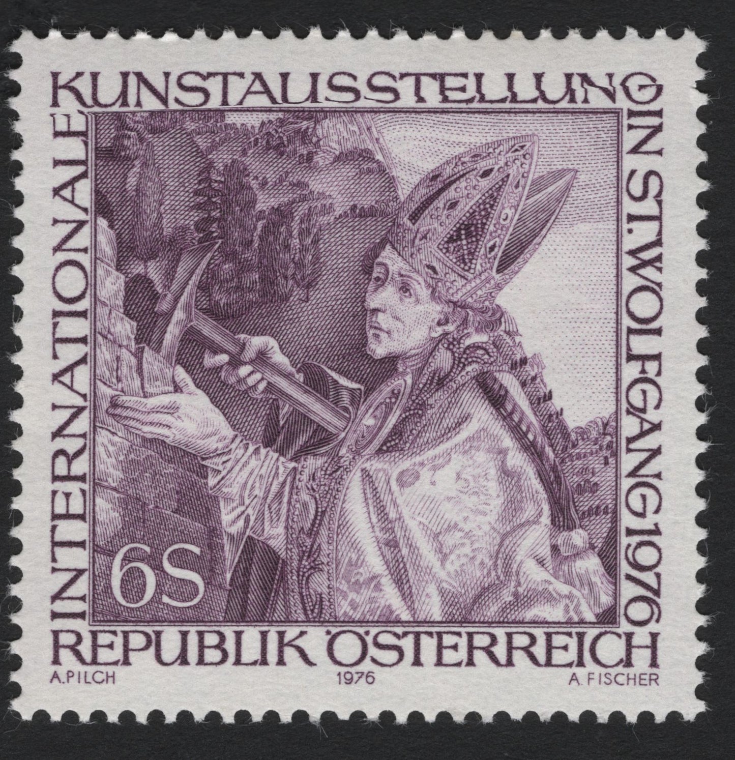 SCG6495 - Austria 1976 – International Art Exhibition in St. Wolfgang
