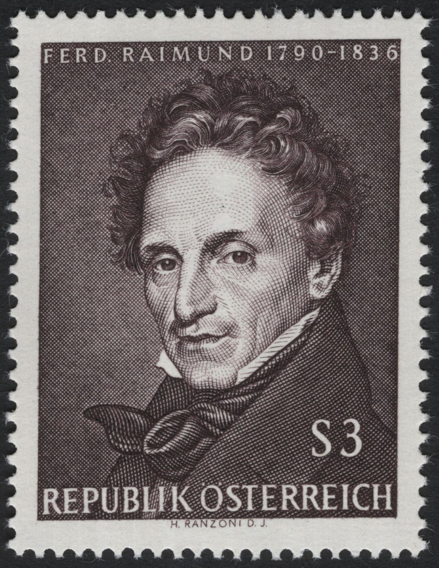SCG9964 - Austria – 3 Schilling “Ferdinand Raimund (1790–1836)”