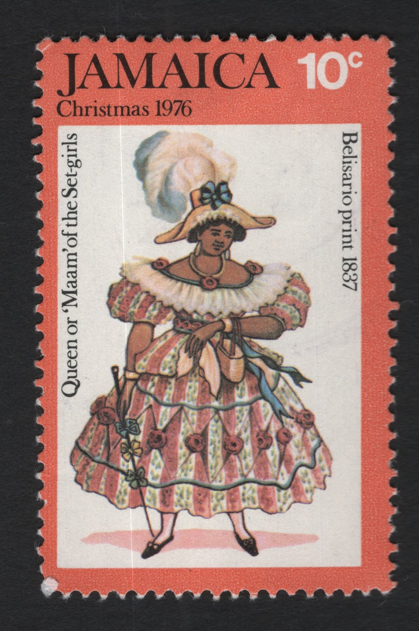 SCG9945 - Jamaica 1976 Christmas – Queen or ‘Maam’ of the Set-girls (10c)