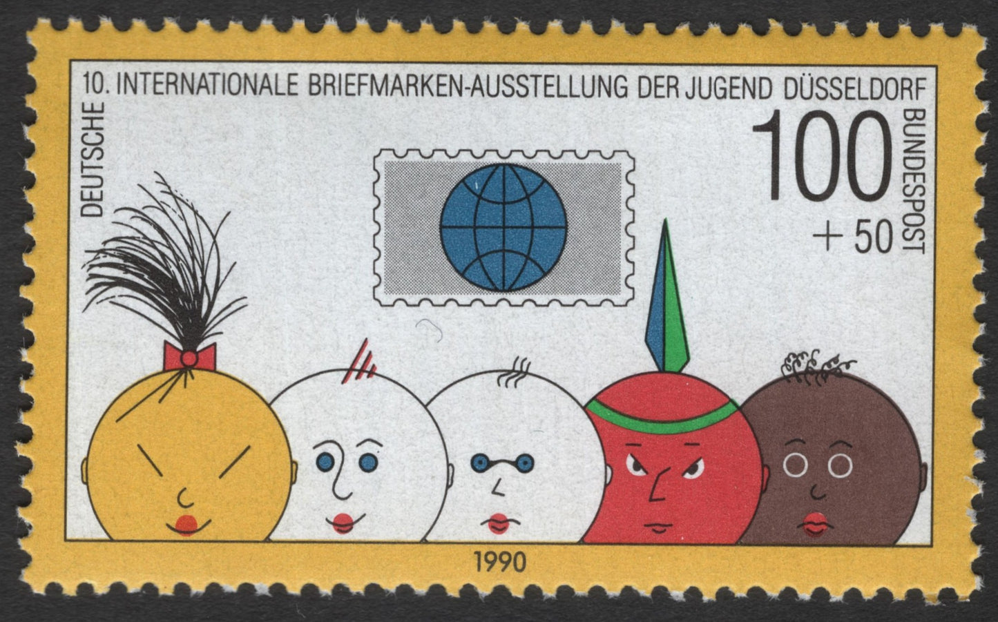 SCG12087 - Germany 1990 Youth Philatelic Exhibition – Düsseldorf Charity Stamp