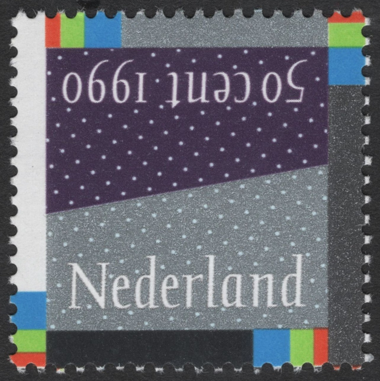 SCG12061 - Netherlands 1990 – 50 Cent Modern Definitive Stamp