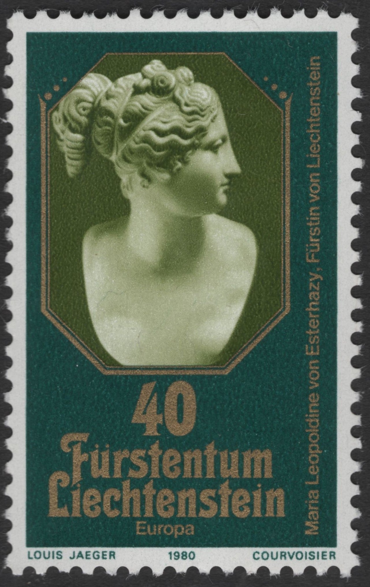SCG12064 - Liechtenstein 1980 Europa – Princess Marie Leopoldine Portrait