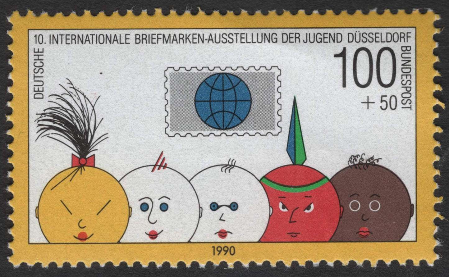 SCG12071 - Germany 1990 Youth International Stamp Exhibition – Düsseldorf Charity Issue