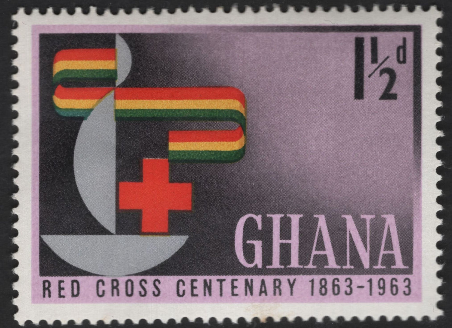 SCG13202 - Ghana 1963 Red Cross Centenary Commemorative Stamps