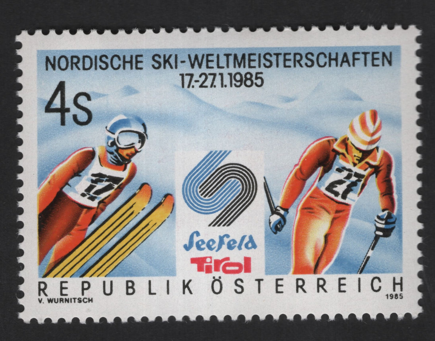 SCG13613 - Austria 1985 – Nordic Ski World Championships, Seefeld Tirol (4s)