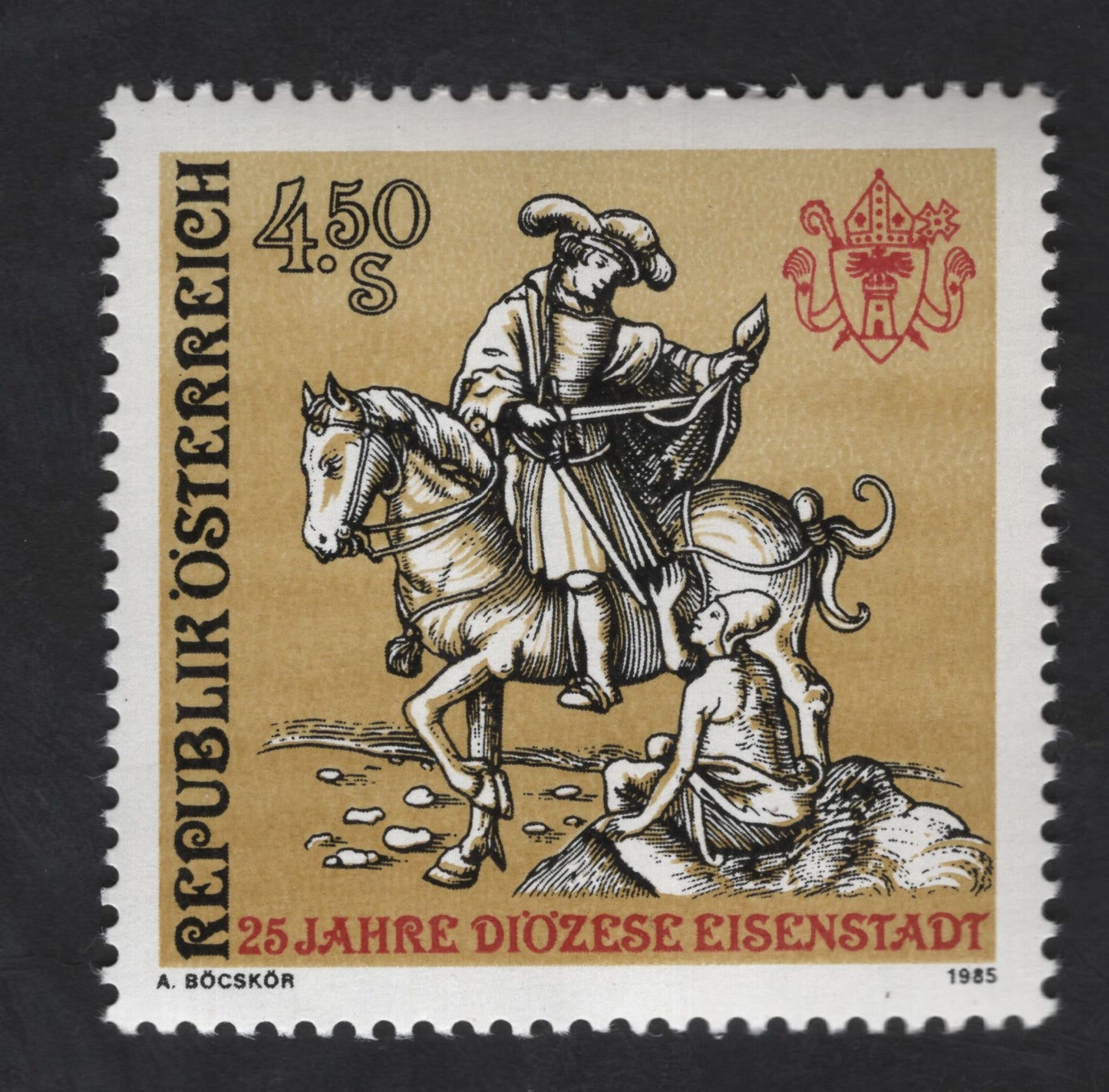 SCG13614 - Austria 1985 – 25 Years of the Diocese of Eisenstadt (4.50 S)