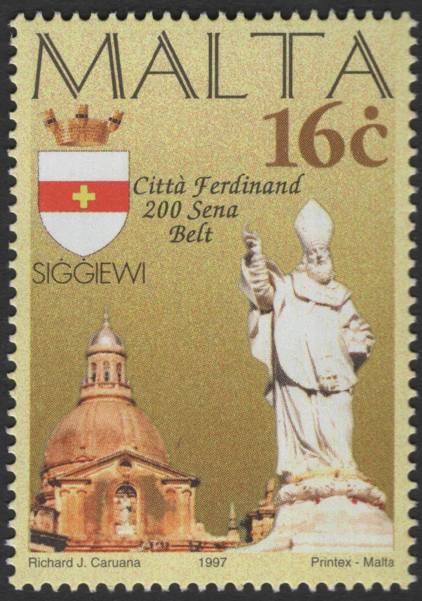 SCG11867 - Malta 1997 “200 Sena Belt” Historic Cities Commemorative Set