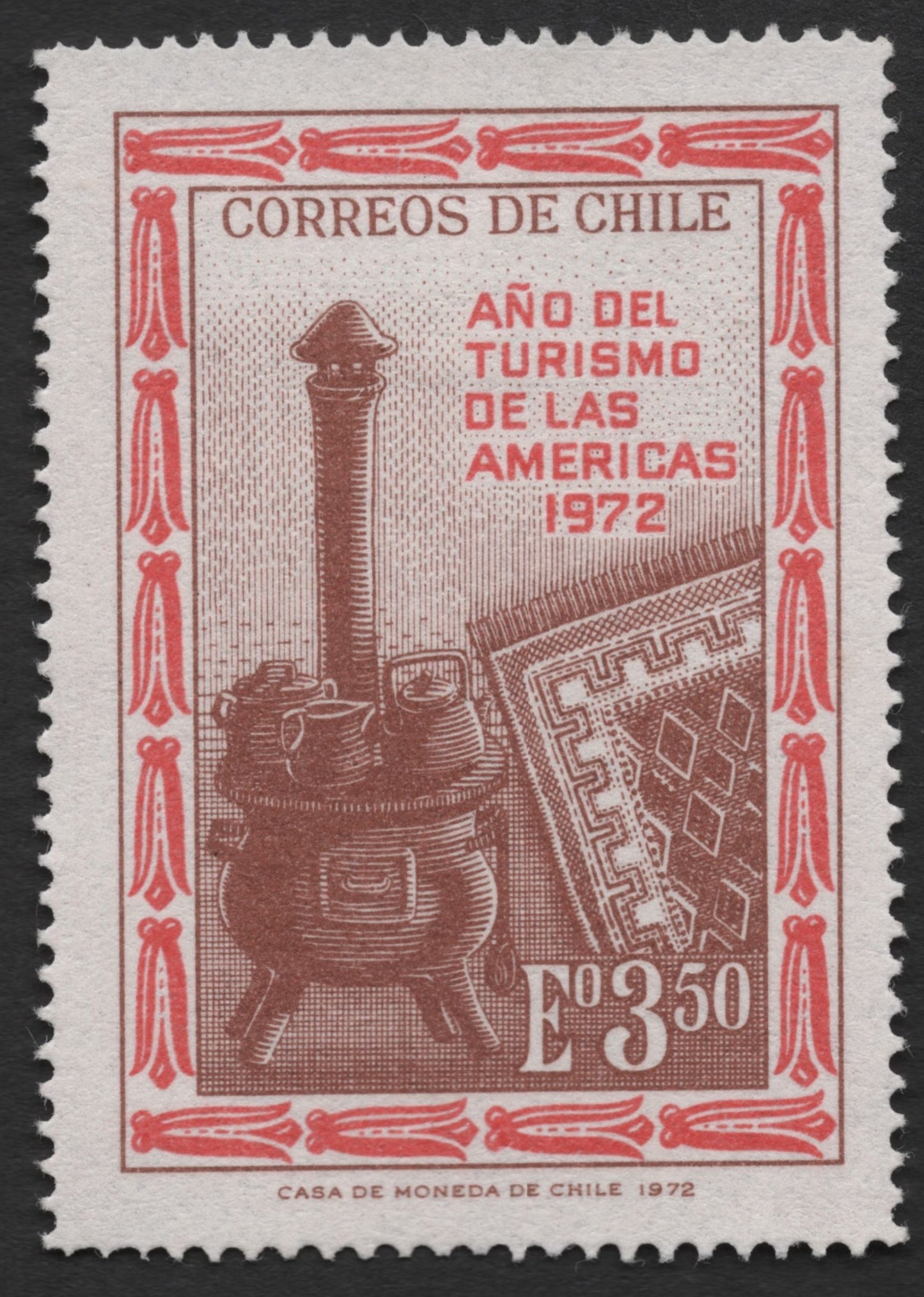 SCG499 - Chile 1972 – Year of Tourism in the Americas Stamp