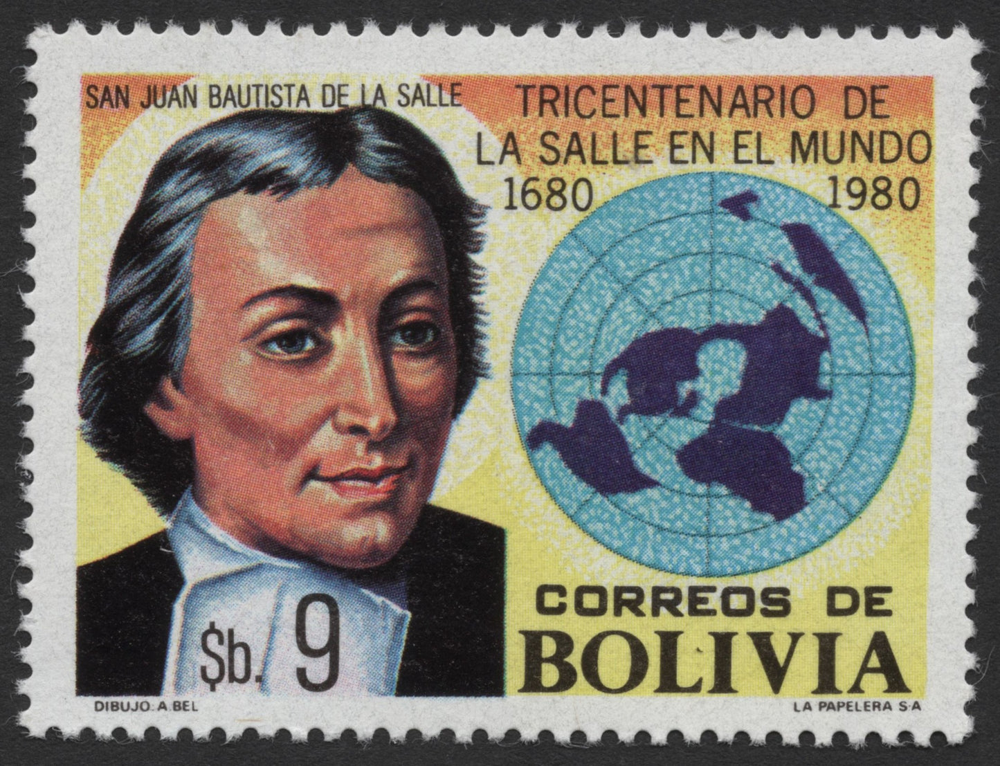 SCG497 - Bolivia 1980 – 300th Anniversary of La Salle’s Global Mission