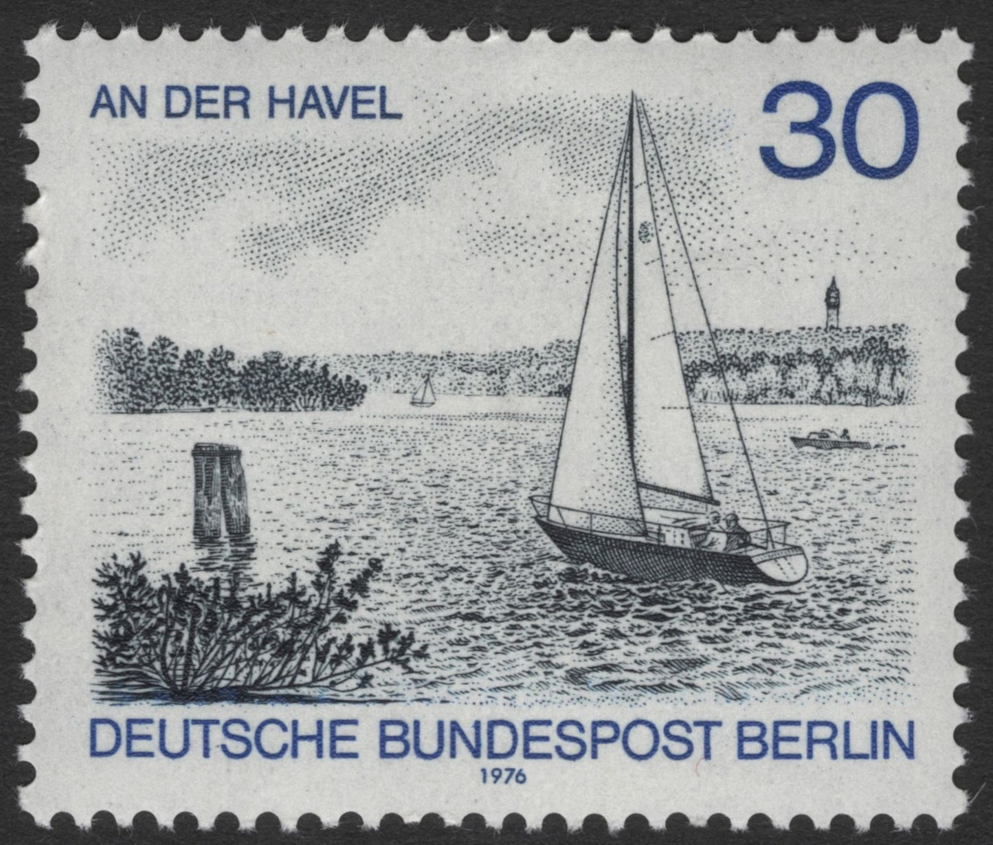 SCG11628 - Germany (Berlin) 1976 – Sailing on the Havel River