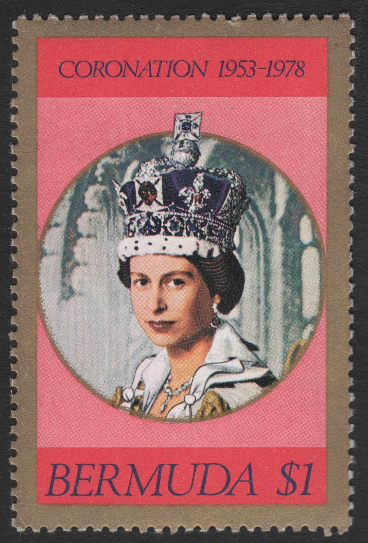 SCG11614 - Bermuda – Queen Elizabeth II Coronation 25th Anniversary (1953–1978) – $1