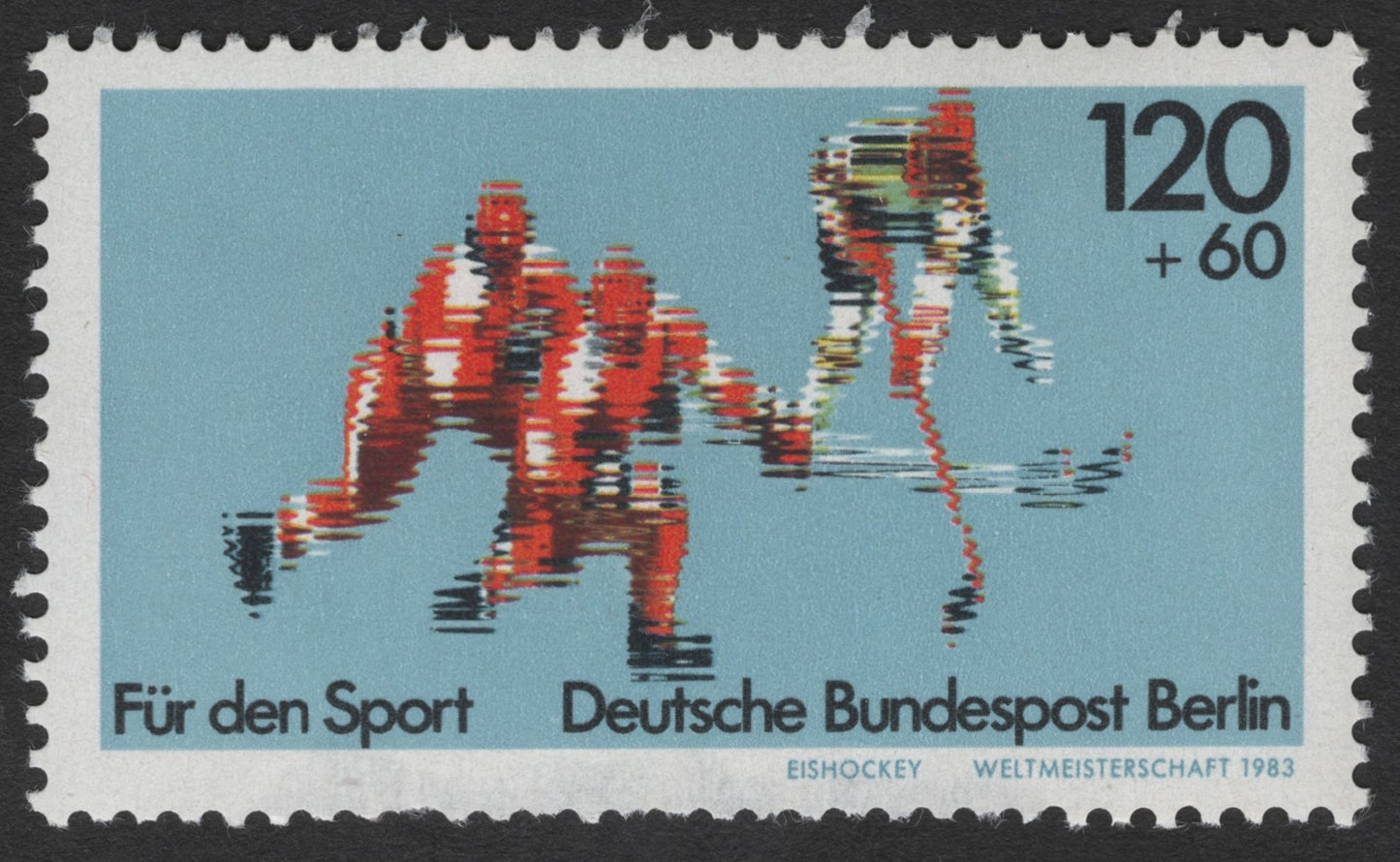 SCG11655 - Germany (Berlin) 1983 Ice Hockey World Championship Semi-Postal Stamp