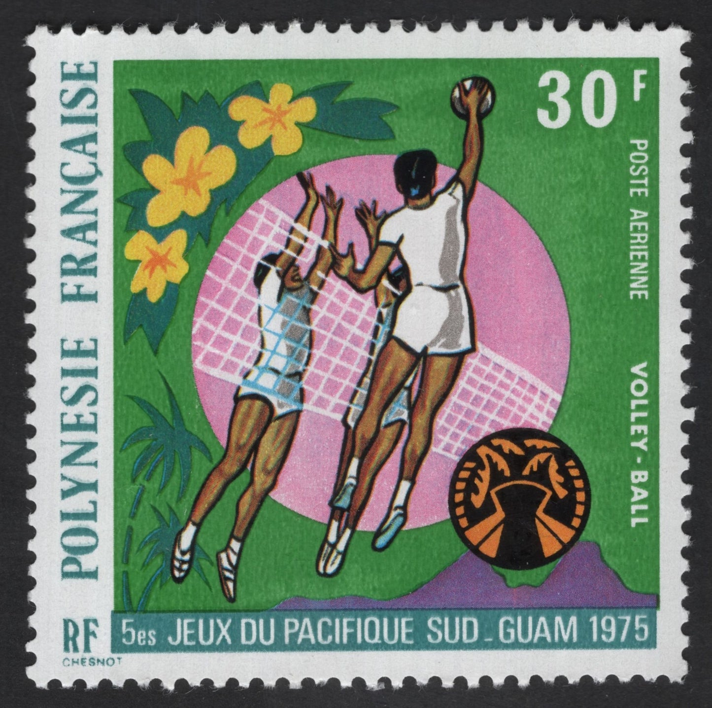 SCG12350 - South Pacific Games – Volleyball Airmail Stamp