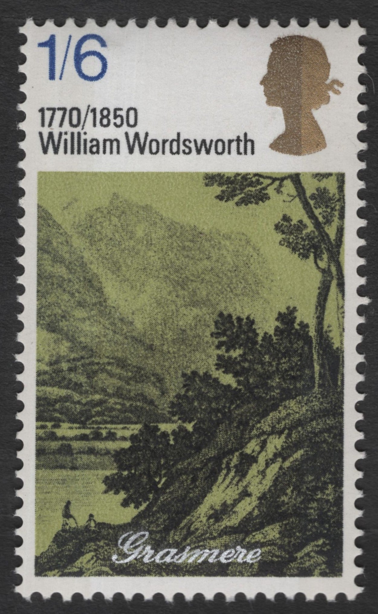 SCG11897 - United Kingdom 1/6 William Wordsworth – Grasmere Landscape
