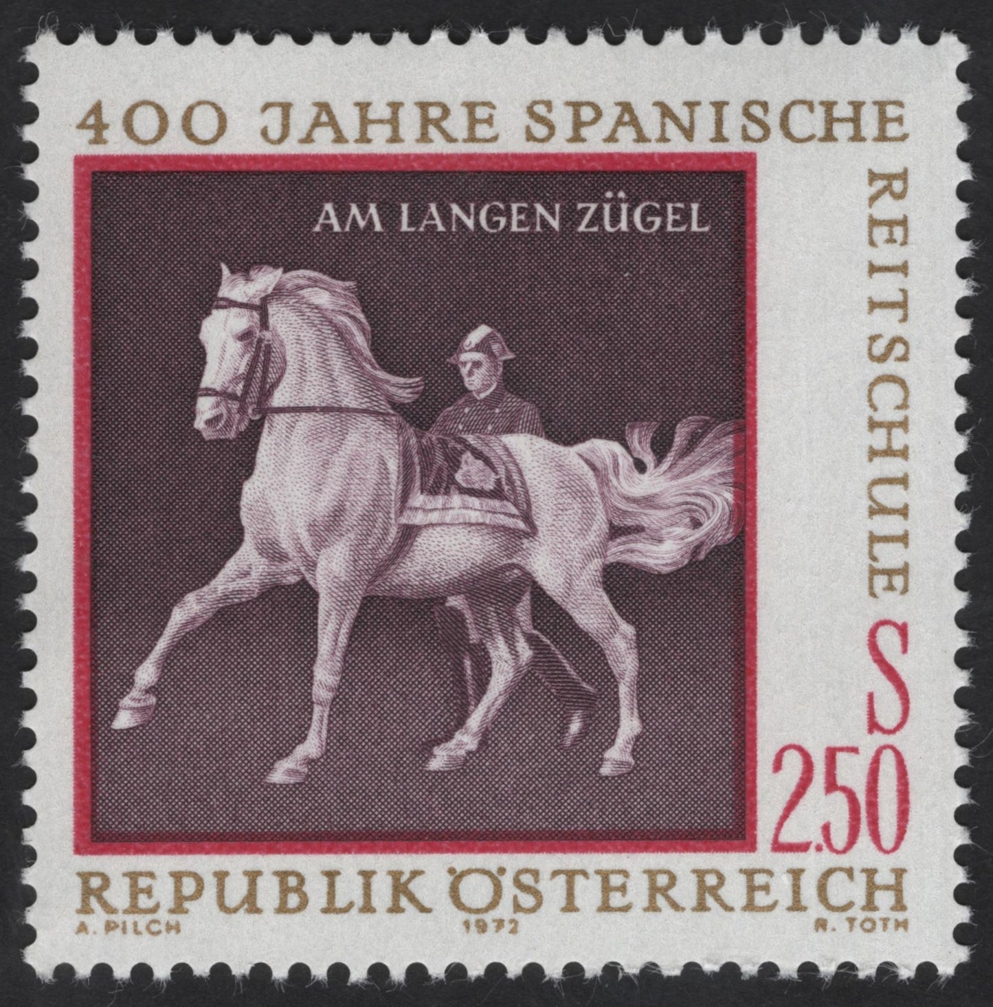 SCG12340 - Austria 1972 – 400 Years Spanish Riding School (2.50 S)