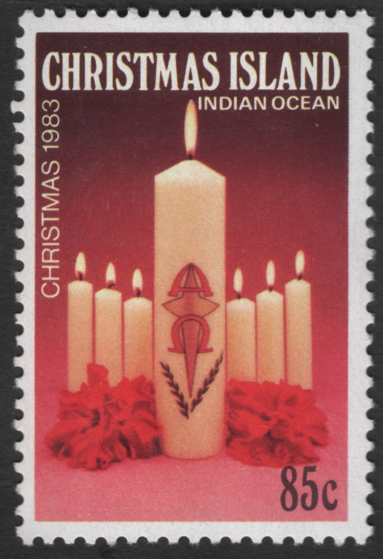 SCG11899 - Christmas Island 1983 Christmas Candle – 85c