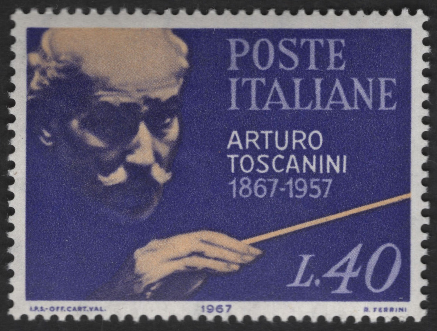 SCG13043 - Italy 1967 – Arturo Toscanini 1867–1957 (L.40)
