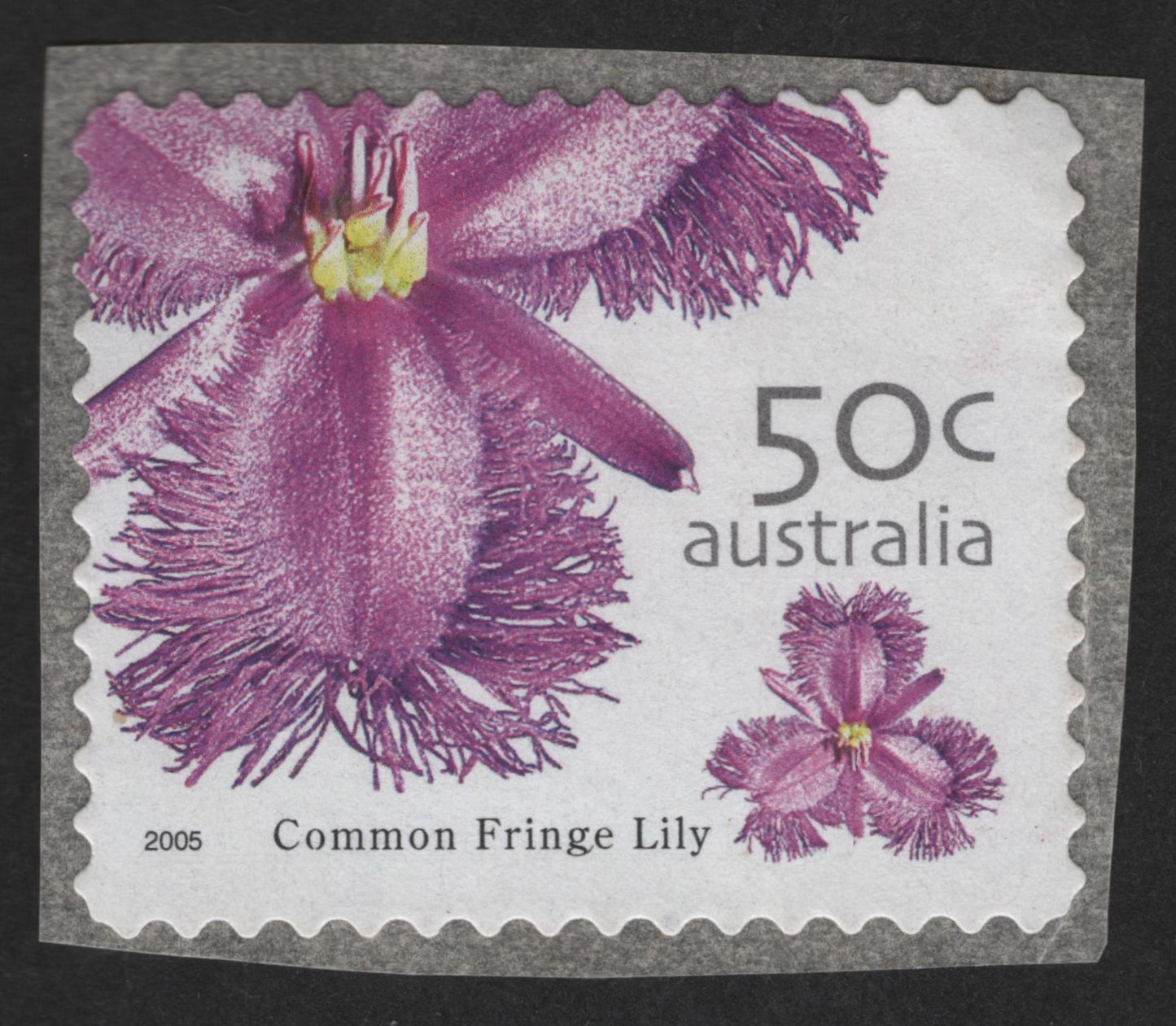 SCG13045 - Australia 2005 – 50c Common Fringe Lily