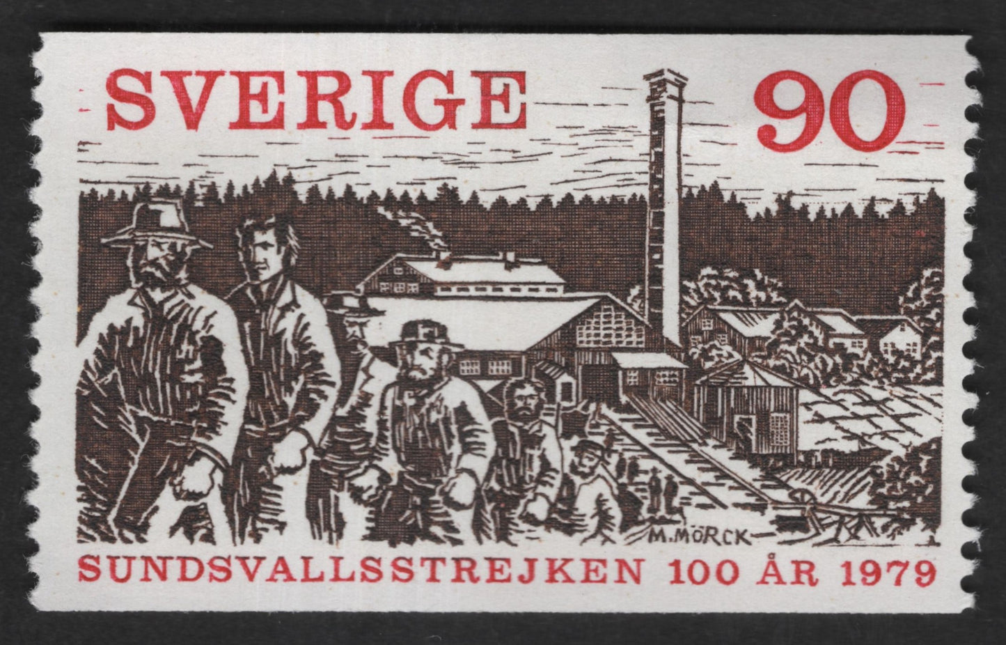 SCG13062 - Sweden 1979 – Sundsvall Strike Centenary 90 öre