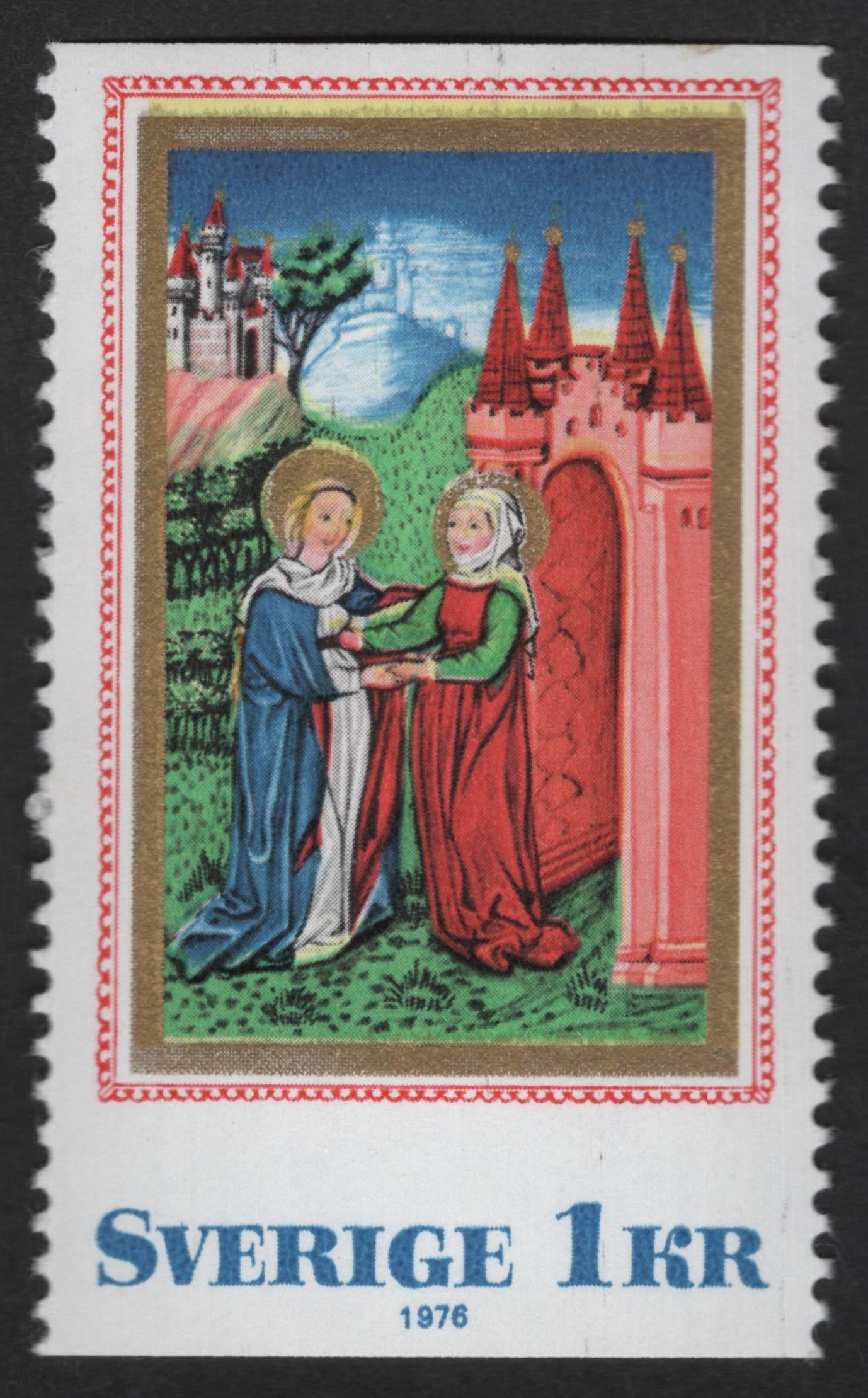 SCG13038 - Sweden 1976 – Medieval Religious Artwork, 1 Kr
