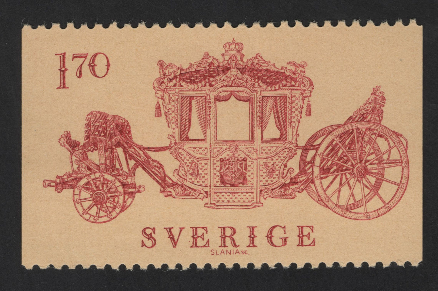 SCG13162 - Sweden 170 Öre Royal Carriage Engraved Stamp
