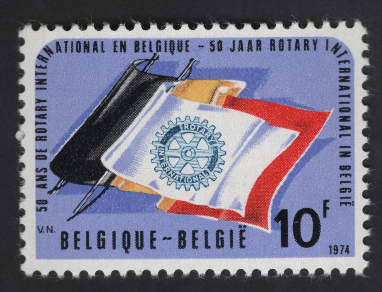 SCG13187 - Belgium 1974 – 50 Years of Rotary International in Belgium (10f)