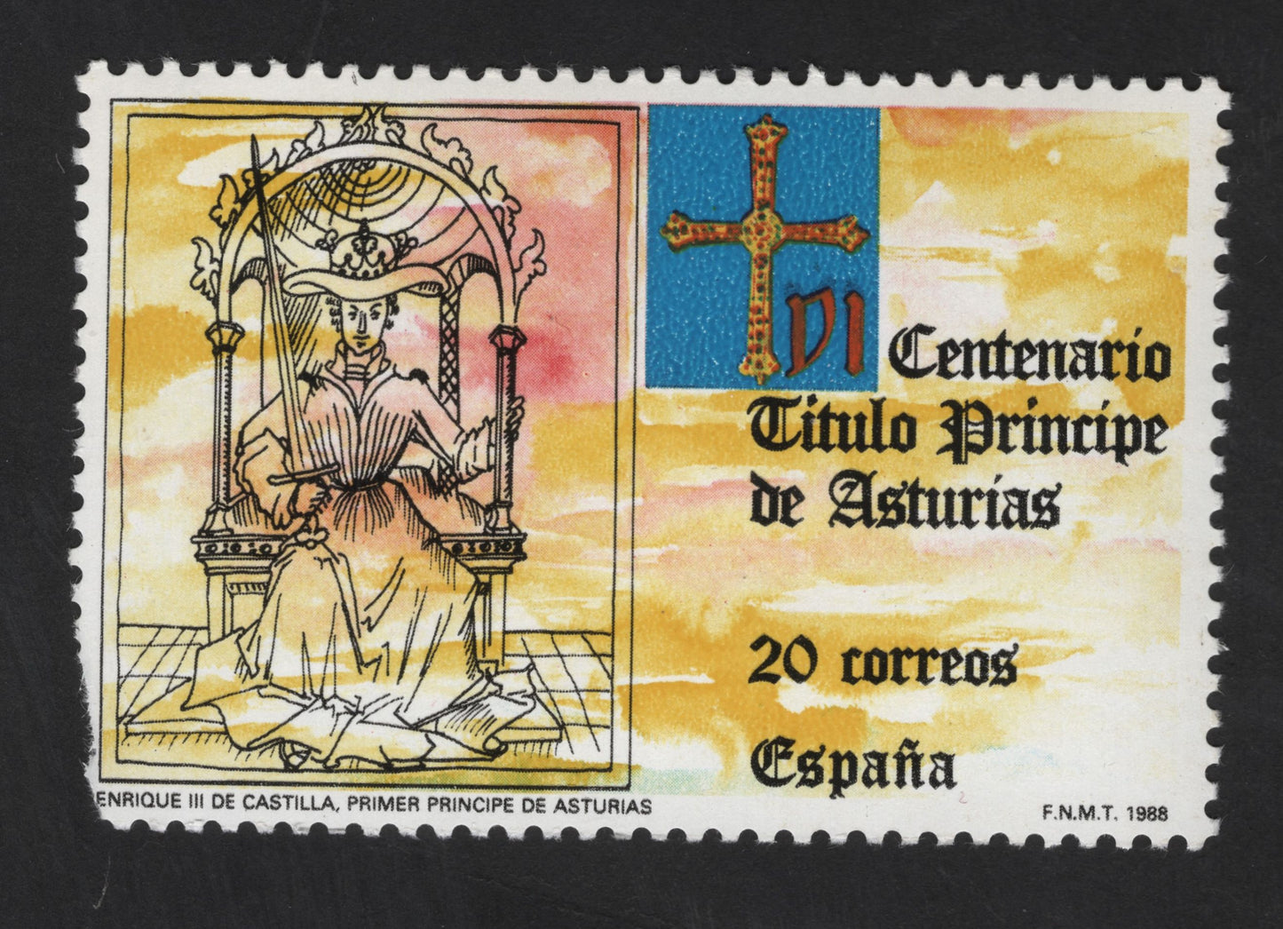 SCG13223 - Spain 1988 – Centenary of the Title Prince of Asturias – King Enrique III