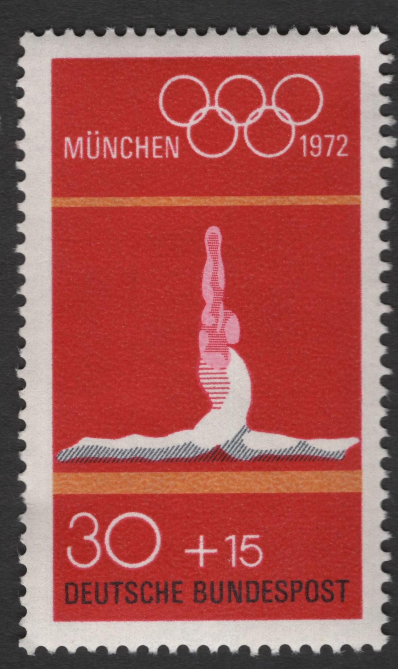 SCG11972 - West Germany 1972 Munich Olympics Semi-Postal Sports Set