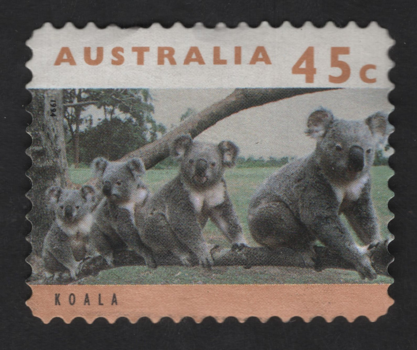 SCG13756 - Australia 45c Koala Wildlife Stamp (1994)