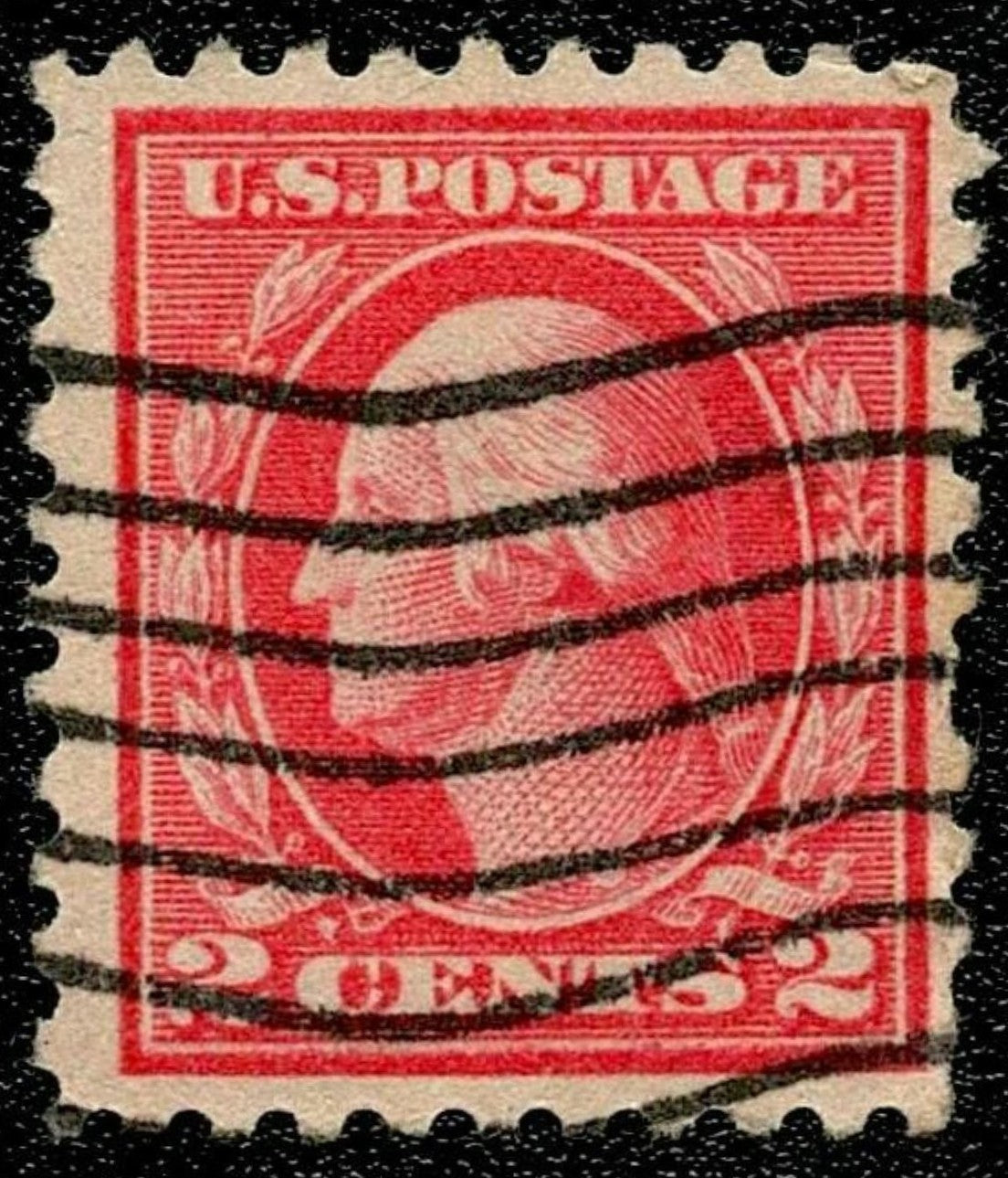 SCG1635 - United States 2¢ Washington Stamp – Red (Used)