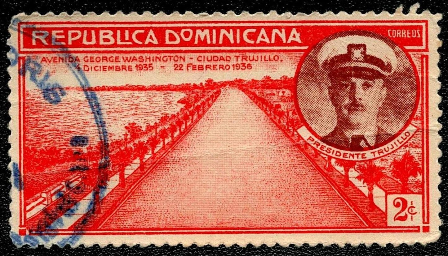 SCG1618 - Dominican Republic 1936 – President Trujillo & George Washington Avenue (Used)