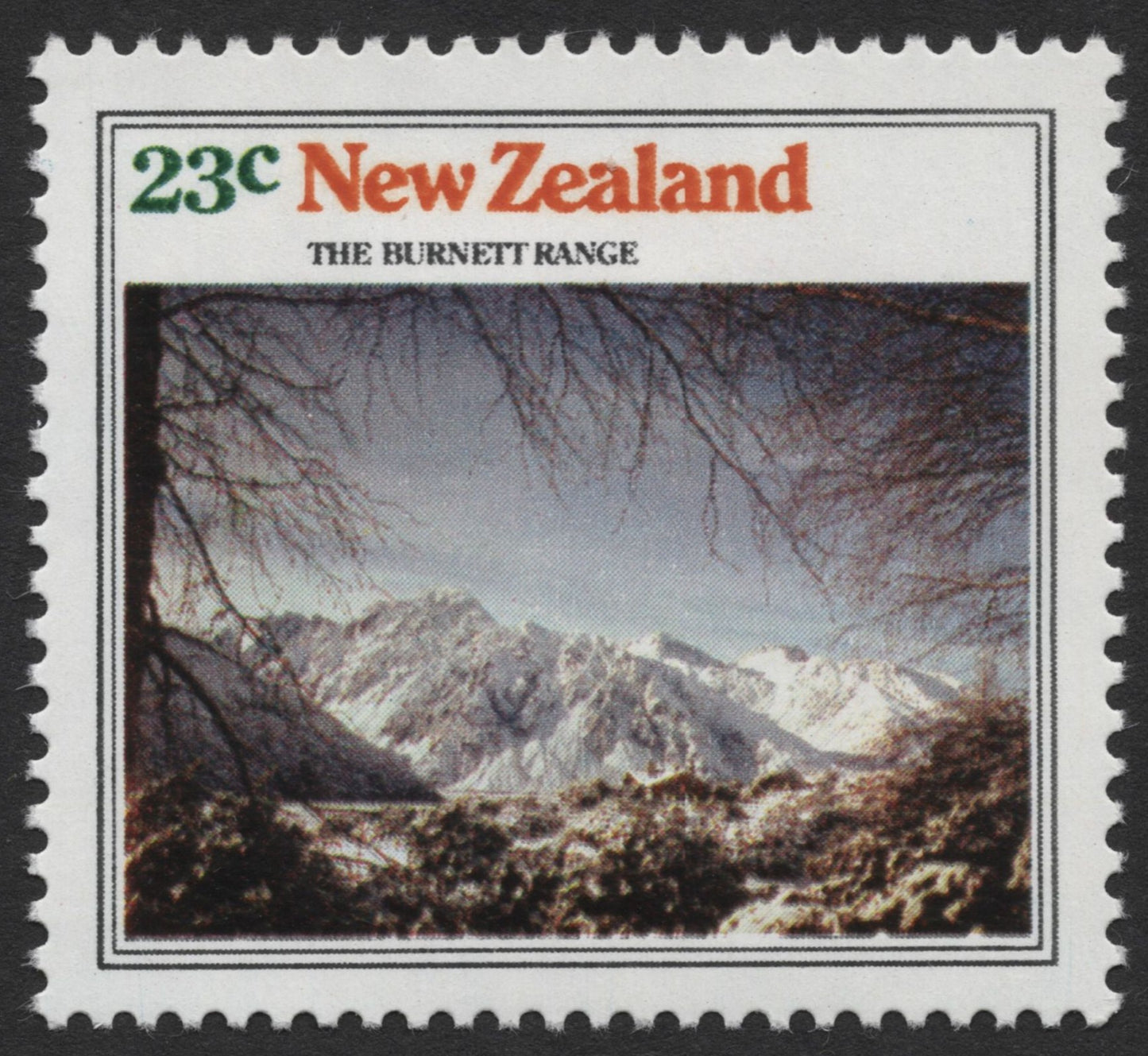 SCG467 - New Zealand Mountain Landscapes Stamp Set – Mt Sefton & Burnett Range