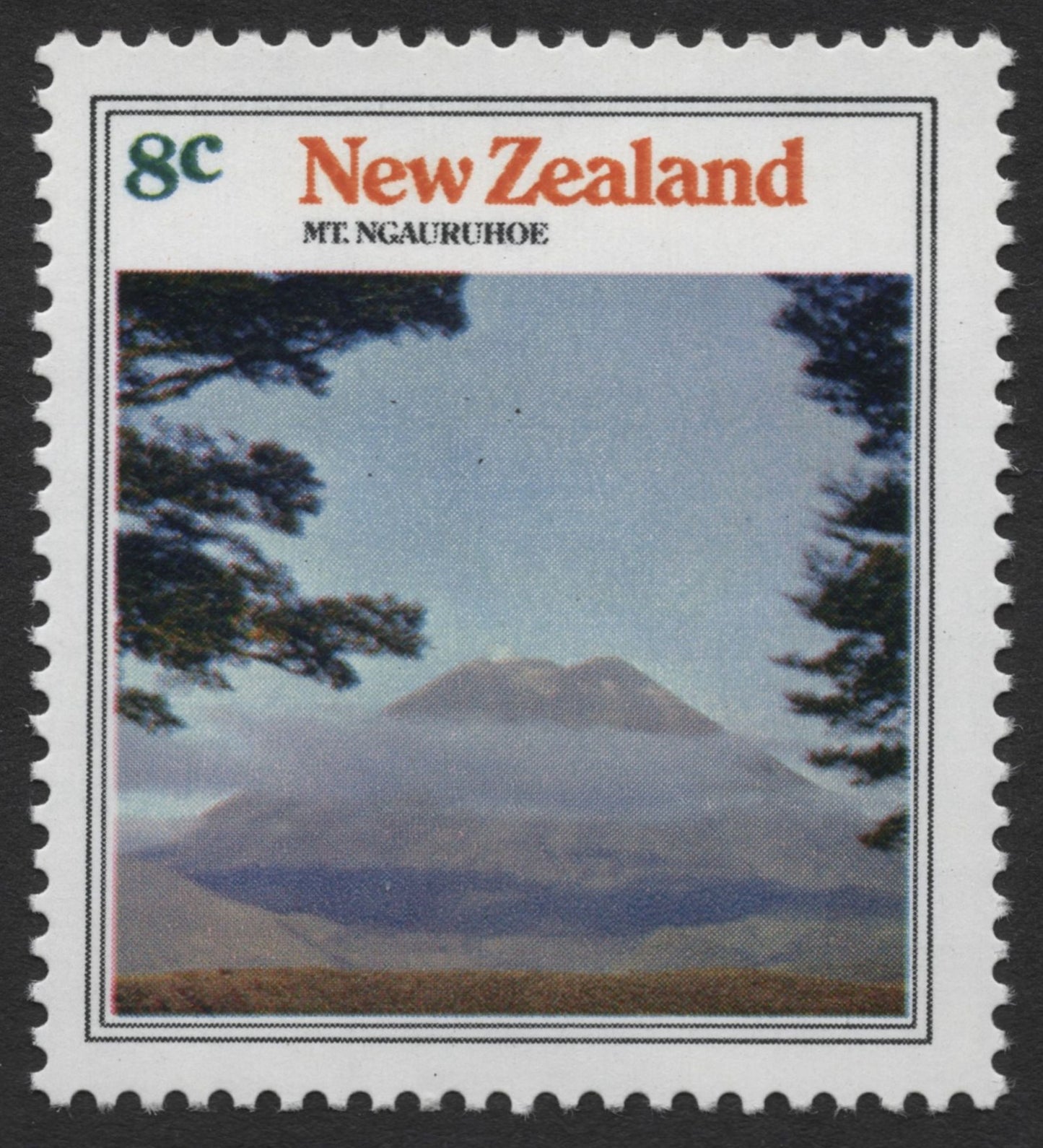 SCG468 - New Zealand Mountain Stamps – Mitre Peak & Mt Ngauruhoe