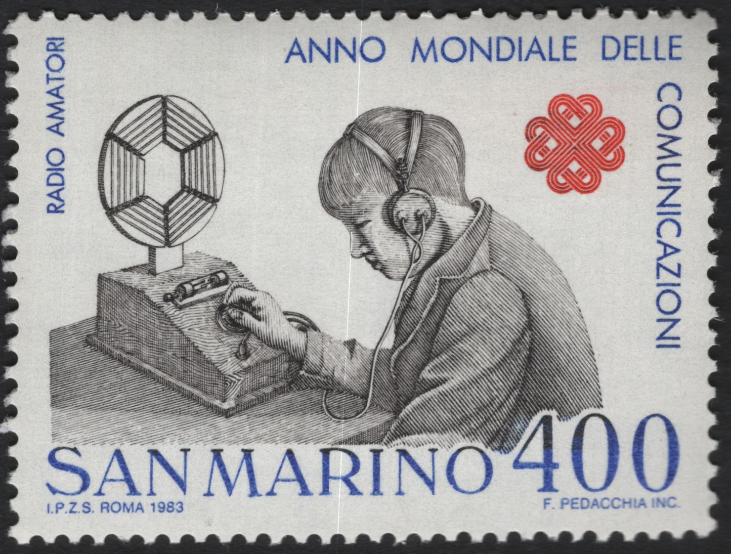 SCG9857 - San Marino 1983 – World Communications Year: Young Radio Amateur (400L)