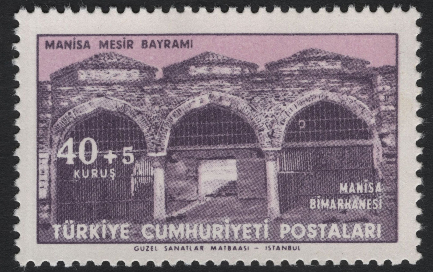 SCG8127 - Turkey 1959 – Manisa Mesir Bayramı Charity Issue