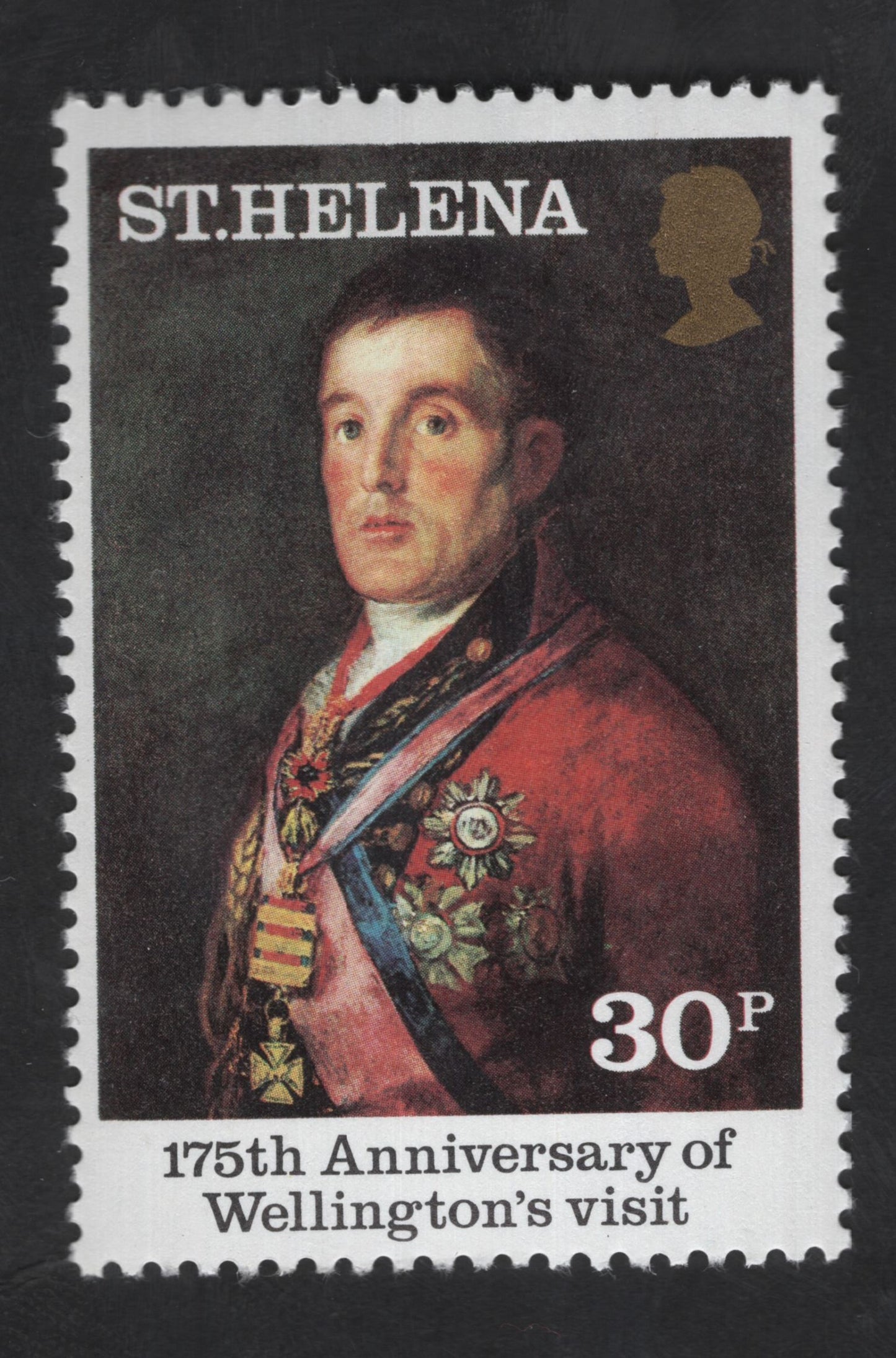 SCG13263 - St. Helena 30p – 175th Anniversary of the Duke of Wellington’s Visit