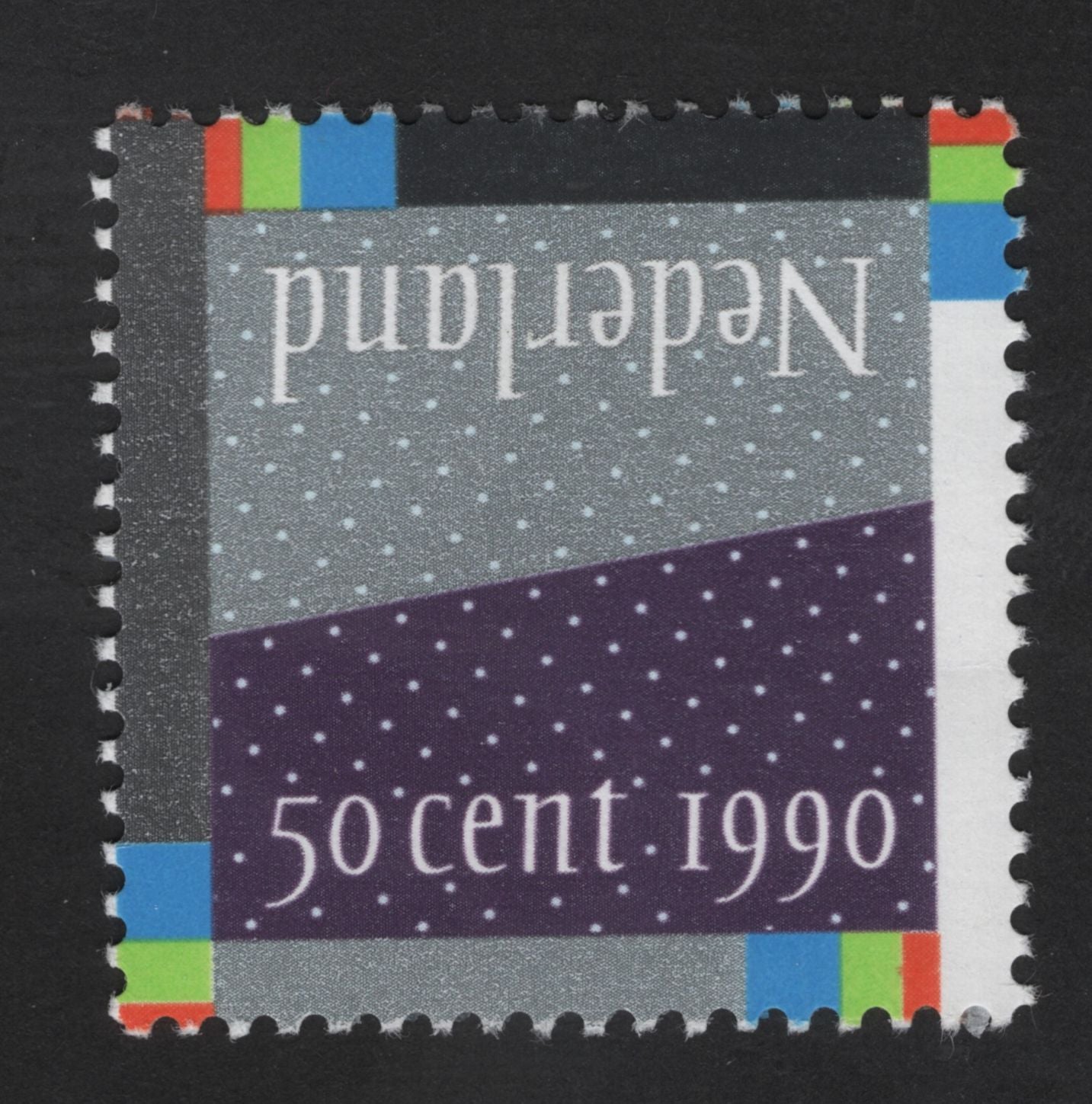 SCG13294 - Netherlands 1990 – 50 Cent Modern Typography Definitive